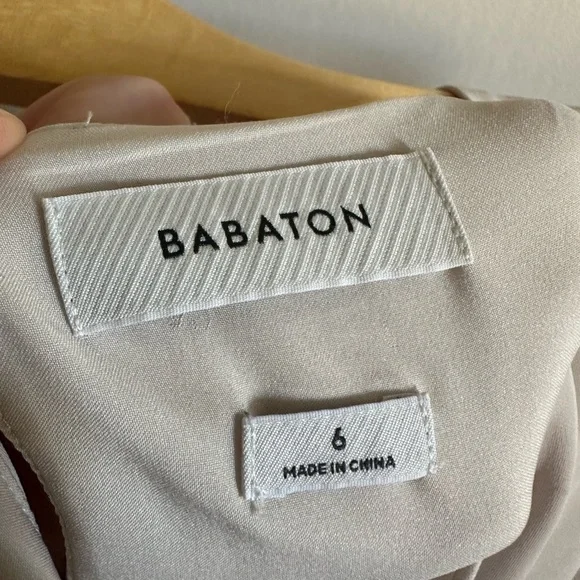 NWOT Aritzia Babaton Off White Ivory Spectre Dress size 6 - Picture 13 of 13